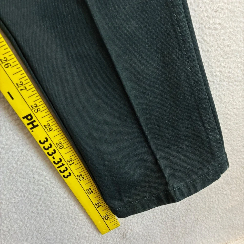 Wrangler Cowboy Cut 14MWZ Tapered Leg Jeans Women 1x34 Green Vintage Cowgirl NWT - Picture 6 of 9
